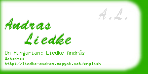 andras liedke business card